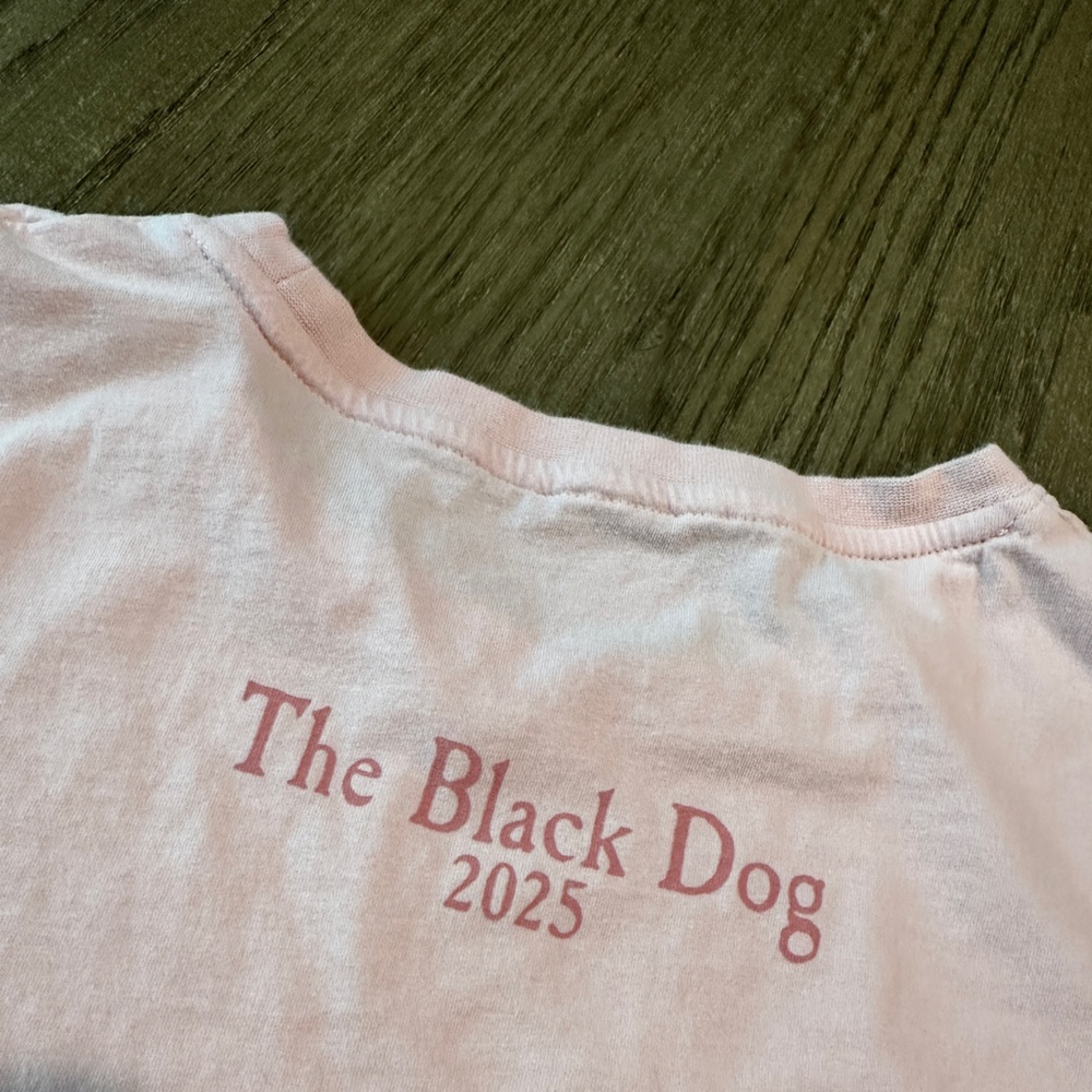The Black Dog Women’s Classic Short Sleeve T-Shirt Size XL Pink Shell - Picture 7 of 10